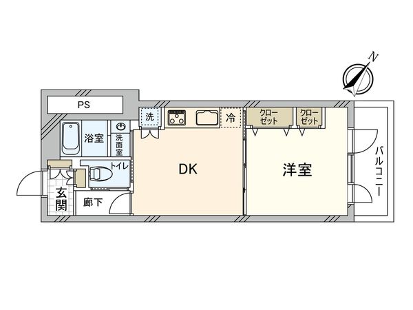 西新宿ハイホーム 間取図(平面図)