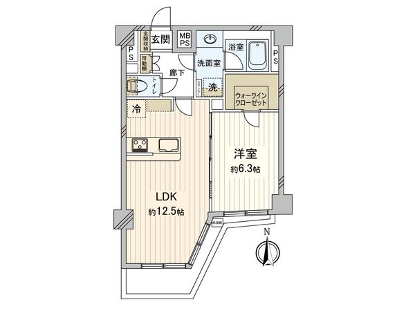 第32宮庭マンション 間取図(平面図)