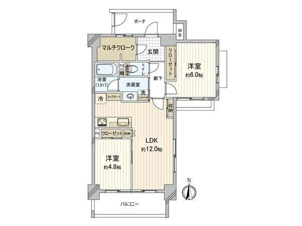 アイディーコート東新宿 間取図(平面図)