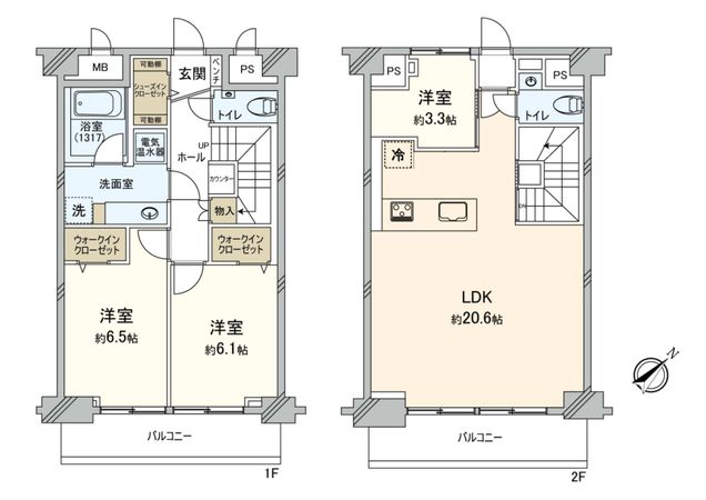 アルテール新宿 間取図(平面図)