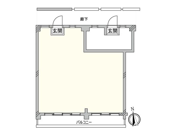 中公ビル御苑グリーンハイツ 間取図(平面図)