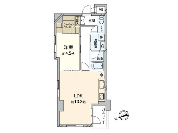 ミオカステーロ代々木 間取図(平面図) 間取図(平面図)