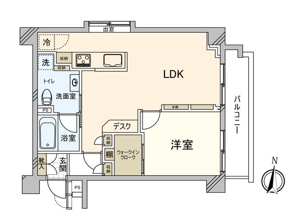 エクセルシオール新宿 間取図(平面図)