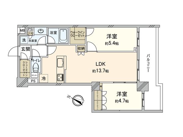 サンウッド代々木西参道 間取図(平面図) 間取図(平面図)