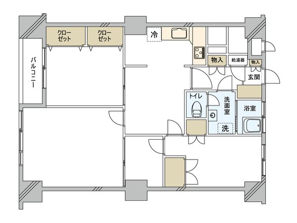 高輪ホワイトマンション 間取図(平面図) 高輪ホワイトマンション 間取図(平面図)