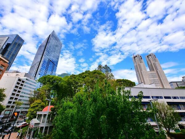 東建ニューハイツ西新宿 バルコニーからの眺望写真