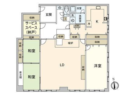 ローヤルマンション新宿 間取図(平面図)