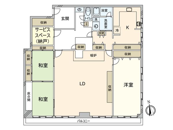 ローヤルマンション新宿 間取図(平面図)