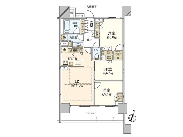 パークホームズ杉並和泉ザレジデンス 間取図(平面図) パークホームズ杉並和泉ザレジデンス 間取図(平面図)