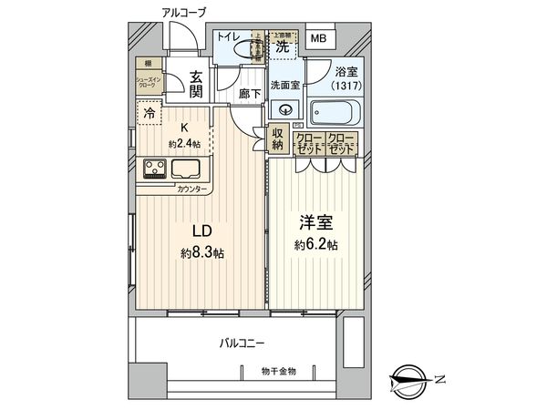 パレステュディオ新宿御苑 間取図(平面図) パレステュディオ新宿御苑 間取図(平面図)