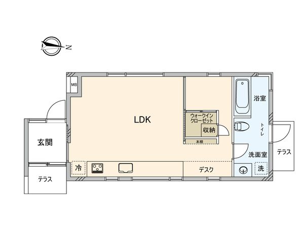 西参道テラス 間取図(平面図) 西参道テラス 間取図(平面図)