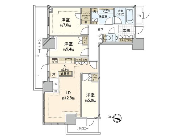 パークタワー西新宿 間取図(平面図) パークタワー西新宿 間取図(平面図)