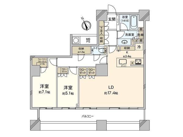 ザ・パークハウス西新宿タワー60 間取図(平面図) ザ・パークハウス西新宿タワー60 間取図(平面図)