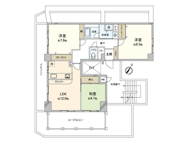 ルーブル笹塚 間取図(平面図) ルーブル笹塚 間取図(平面図)