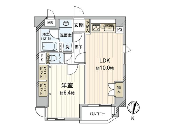 エクセルシオール新宿 間取図(平面図) エクセルシオール新宿 間取図(平面図)