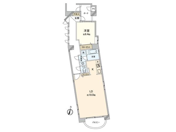 フローレンスパレス笹塚 間取図(平面図) フローレンスパレス笹塚 間取図(平面図)