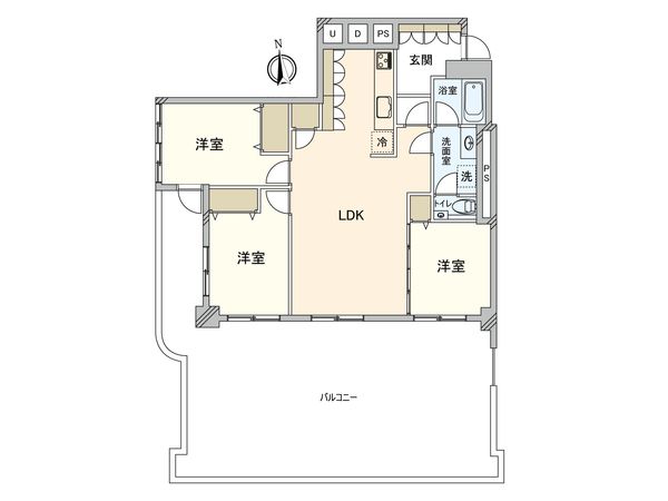パシフィック大久保 間取図(平面図) パシフィック大久保 間取図(平面図)