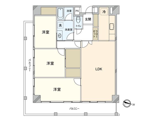 ストークマンション新宿 間取図(平面図) ストークマンション新宿 間取図(平面図)