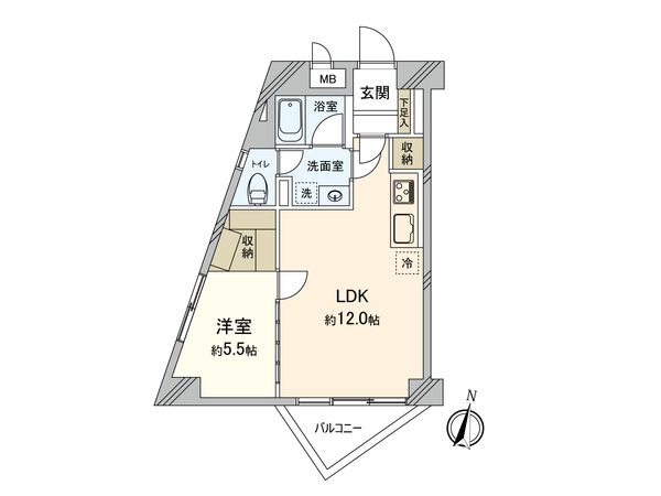 柏木ハイツ 間取図(平面図)