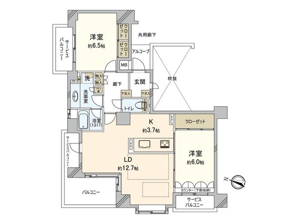 プリンスハイツ代々木 間取図(平面図) プリンスハイツ代々木 間取図(平面図)
