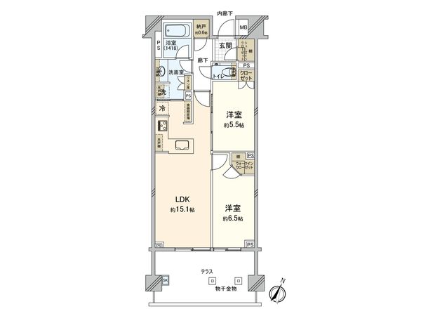 レフィール参宮橋ヒルズ 間取図(平面図) 間取図(平面図)