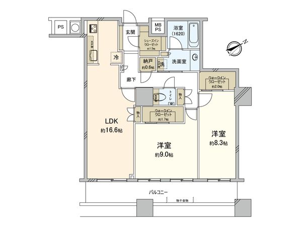 ザ・パークハウス西新宿タワー60 間取図(平面図) ザ・パークハウス西新宿タワー60 間取図(平面図)