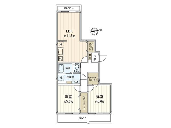 カーサビアンカ新宿 間取図(平面図) カーサビアンカ新宿 間取図(平面図)
