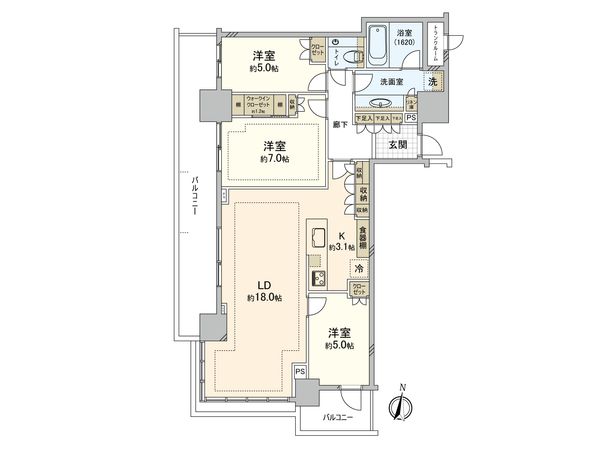 パークタワー西新宿 間取図(平面図) パークタワー西新宿 間取図(平面図)