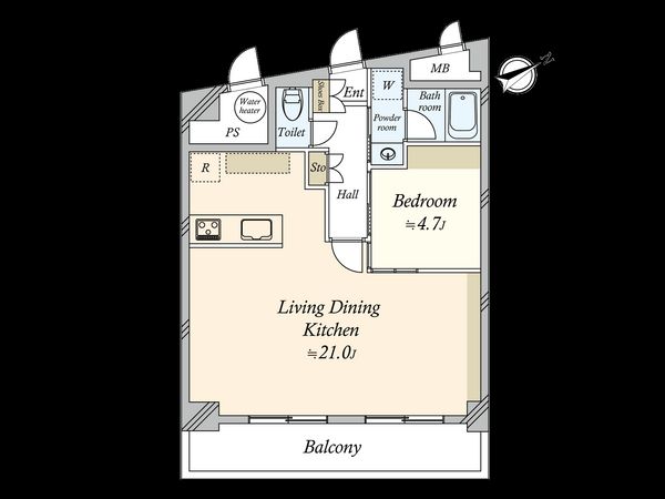 アルテール新宿 間取図(平面図) アルテール新宿 間取図(平面図)
