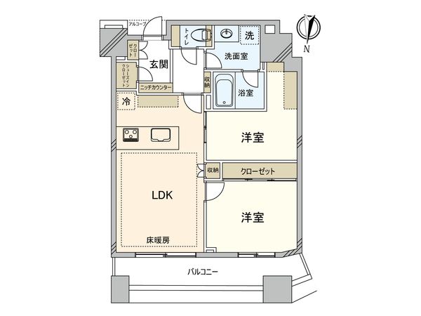 コンシェリア西新宿TOWER’S WEST 間取図(平面図) コンシェリア西新宿TOWER’S WEST 間取図(平面図)
