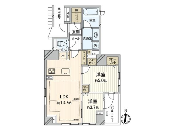 オープンレジデンシア目白avenue 間取図(平面図)