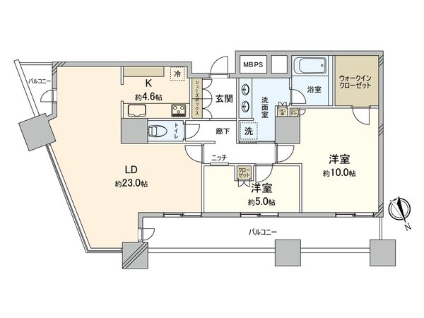 ザ・パークハウス西新宿タワー60 間取図(平面図) ザ・パークハウス西新宿タワー60 間取図(平面図)