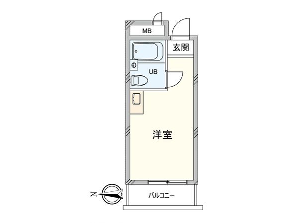トップ・ルーム代々木公園 間取図(平面図) 間取図(平面図)