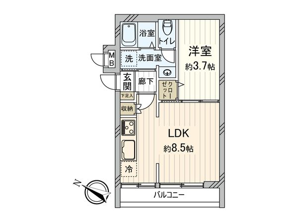 マック新宿コート 間取図(平面図) マック新宿コート 間取図(平面図)