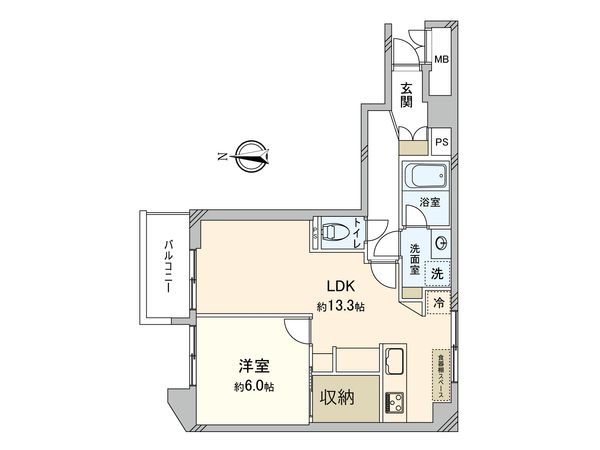 ルックハイツ北新宿壱番館 間取図(平面図) ルックハイツ北新宿壱番館 間取図(平面図)