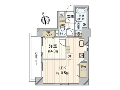 ノバ新宿 間取図(平面図)
