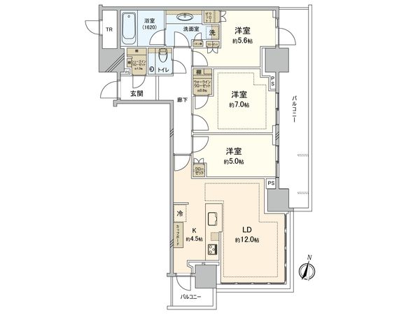 パークタワー西新宿 間取図(平面図) パークタワー西新宿 間取図(平面図)