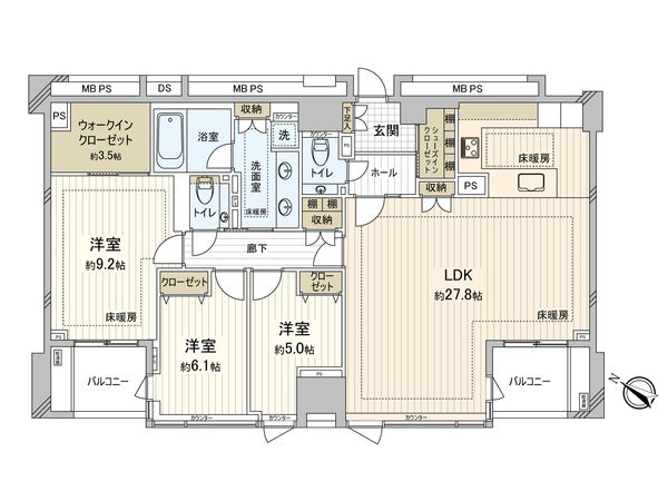 間取図(平面図)