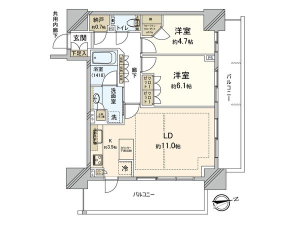 間取図(平面図)