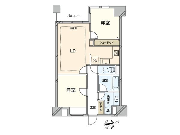 プレジール北新宿 間取図(平面図) プレジール北新宿 間取図(平面図)