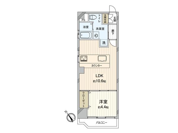 サニーコーポ新宿 間取図(平面図) サニーコーポ新宿 間取図(平面図)