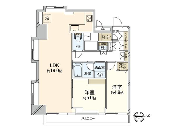 シルバープラザ新宿第2 間取図(平面図) シルバープラザ新宿第2 間取図(平面図)