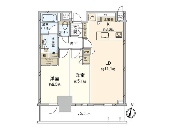 パークタワー西新宿 間取図(平面図)