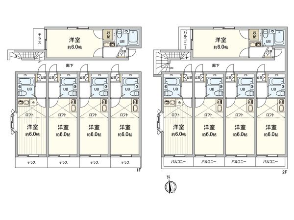 レオパレスペルシャ 間取図(平面図) レオパレスペルシャ 間取図(平面図)
