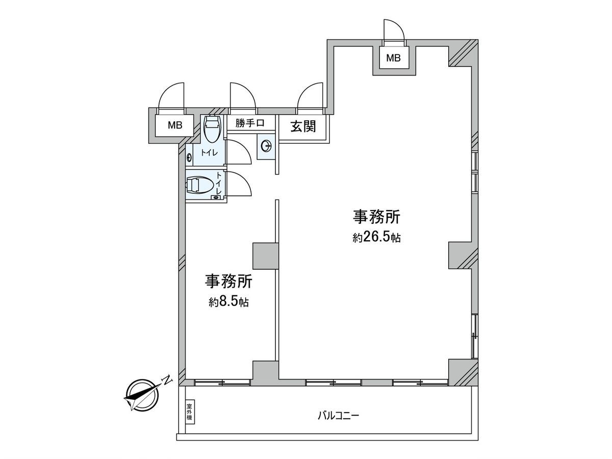 新宿ダイカンプラザシティーⅠ 間取図(平面図) 間取図(平面図)