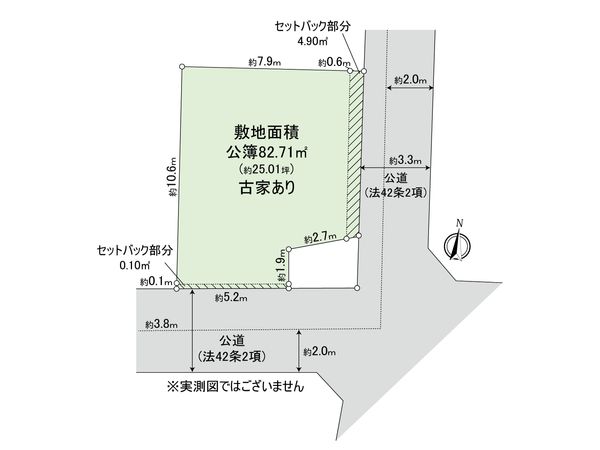 杉並区荻窪3丁目 土地 区画図