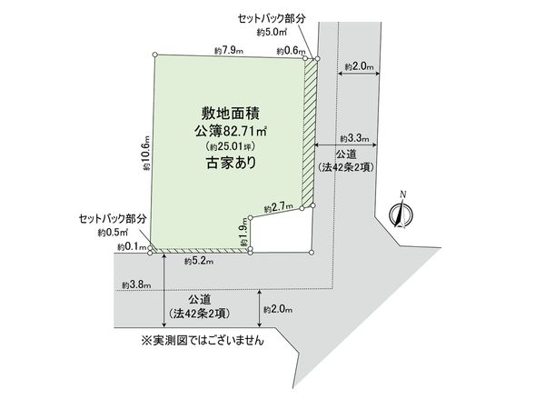 杉並区荻窪3丁目 土地 区画図