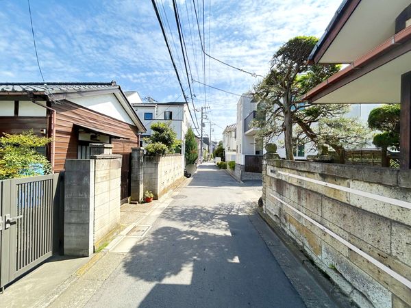 杉並区下井草1丁目 土地 前面道路含む外観