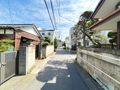 杉並区下井草1丁目 土地 前面道路含む外観