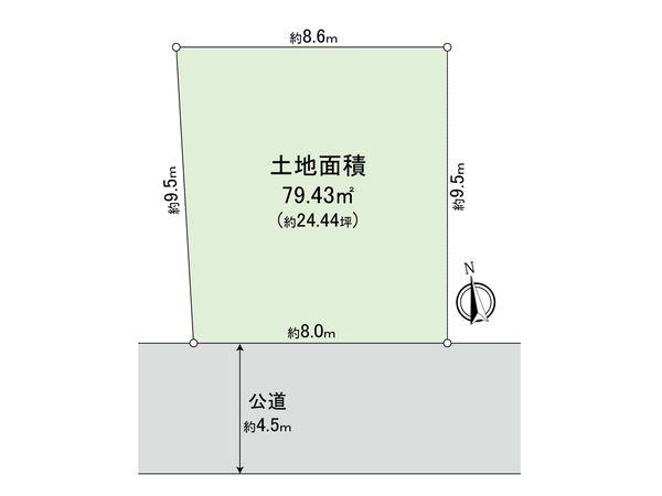 杉並区南荻窪3丁目 土地 区画図 杉並区南荻窪3丁目 土地 区画図